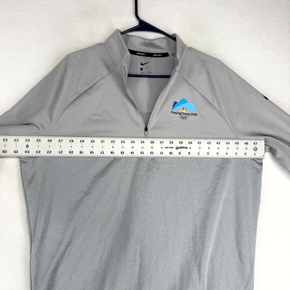 Official Pyeong Chang 2018 Olympics Nike Golf Mens Quarter Zip Sweater Size XL - Picture 10 of 11
